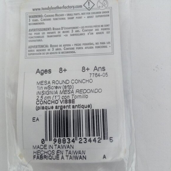 Lot of 13 Tandy Leather Factory Concho Angel Fire Tribal Texas Star Mesa Yucca - Picture 12 of 16